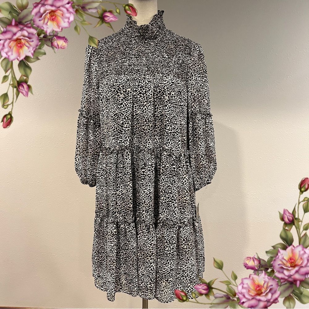 Just...Taylor turtle neck Long Sleeve loose fit Dress size small
